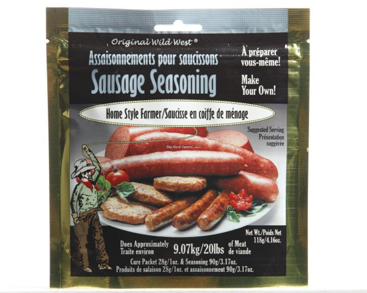 Wild West Sausage Seasoning Home Style Farmer