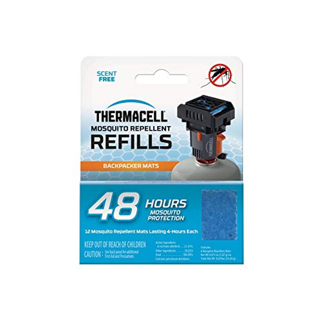 Thermacell Backpacker Mat Only Refill - 48 Hour