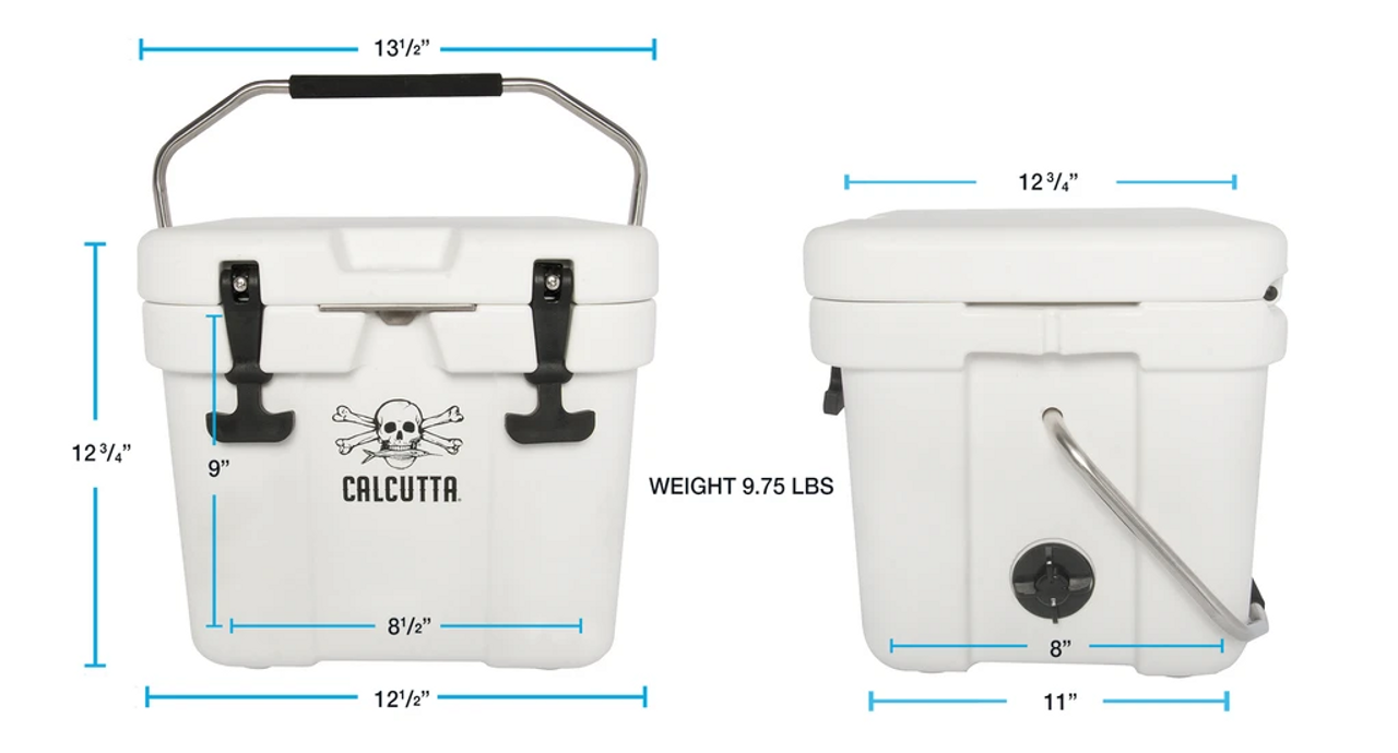Calcutta Renegade Cooler 11 Liter - White
