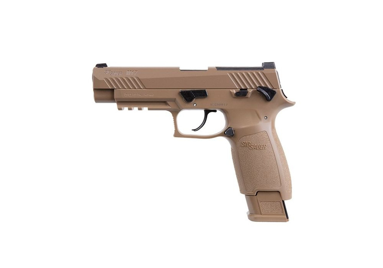 Sig Sauer M17 C02 Airsoft Pistol, 6mm Cal, Coyote Tan