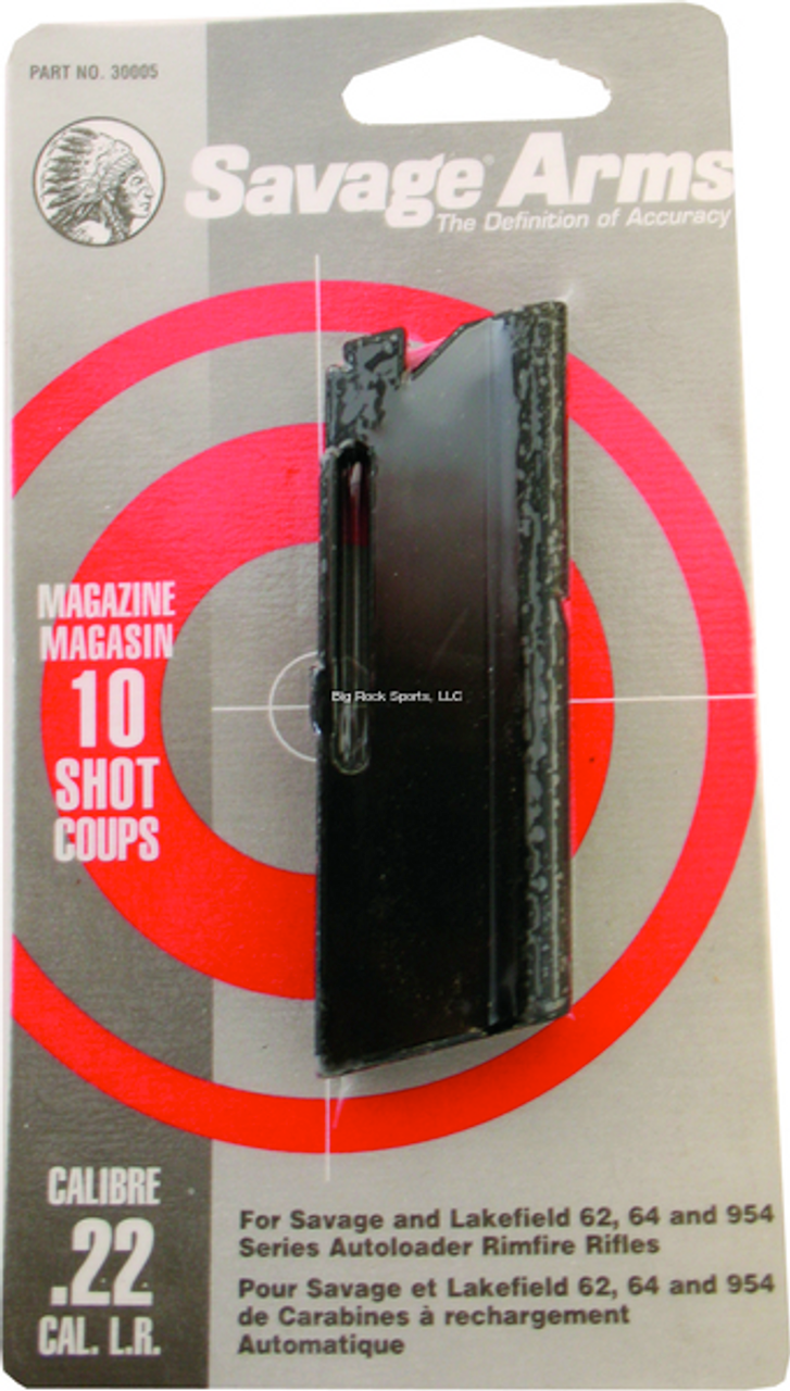 Savage 64 Series Rimfire Magazine 22LR, 10 Rnd Blued