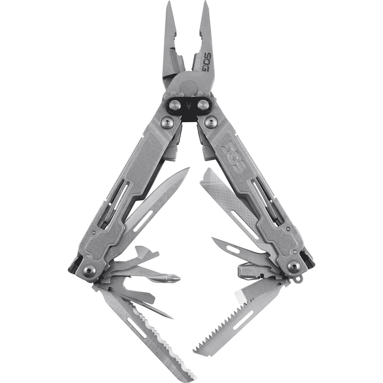 SOG PowerAccess Deluxe Multi Tool, Bead Blast Finish, 20 Tools