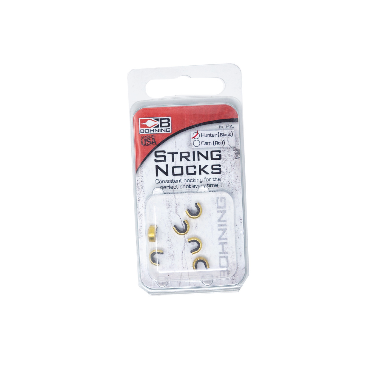 Bohning String Nock, Hunter Size, 6 Pack
