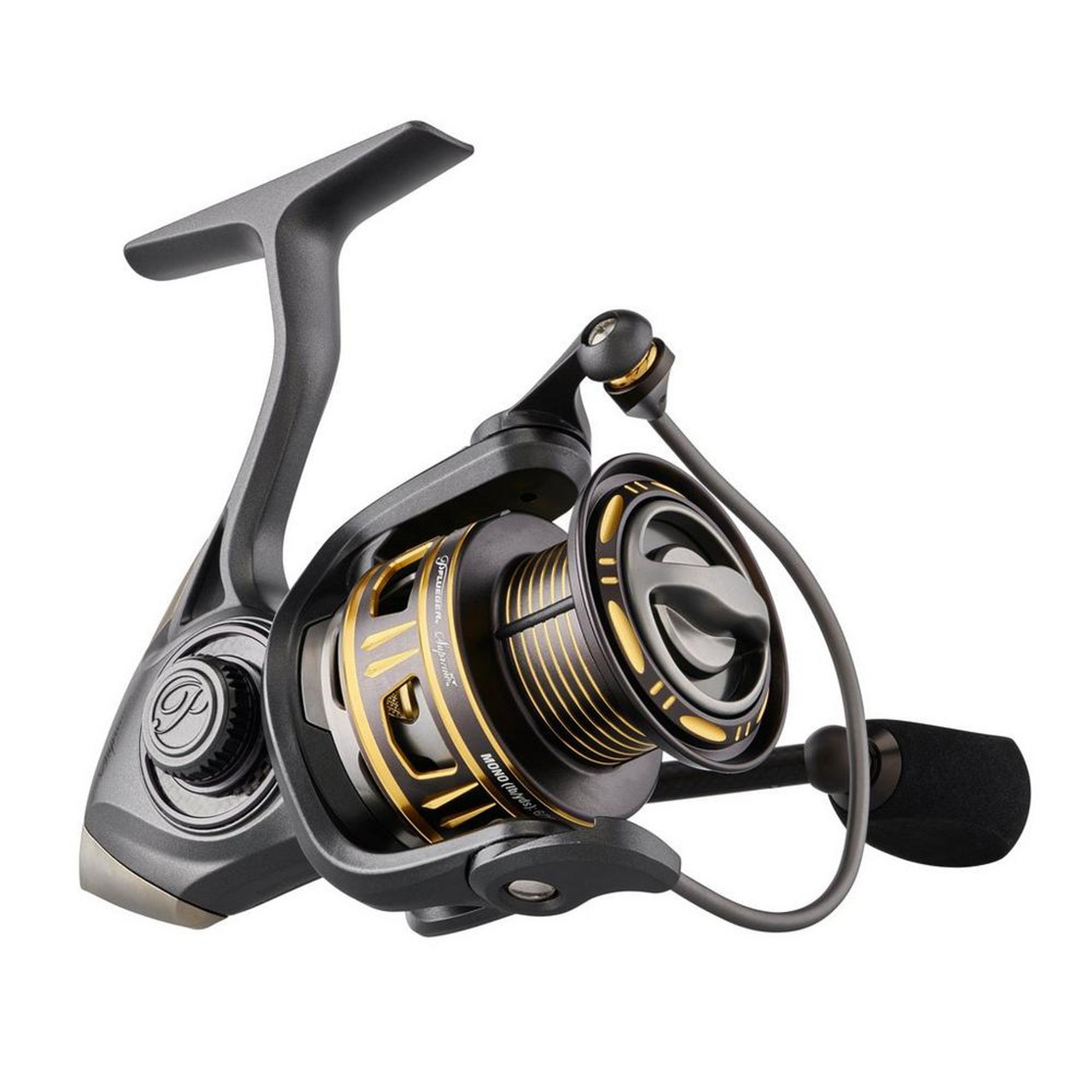 Pflueger Supreme XT Spinning Reel. 10+1 SS bgr, Magnesium Body,5.2:1 ratio, Carbon Fiber Drag, 25 sz, 8lb Drag, 110/4 mono