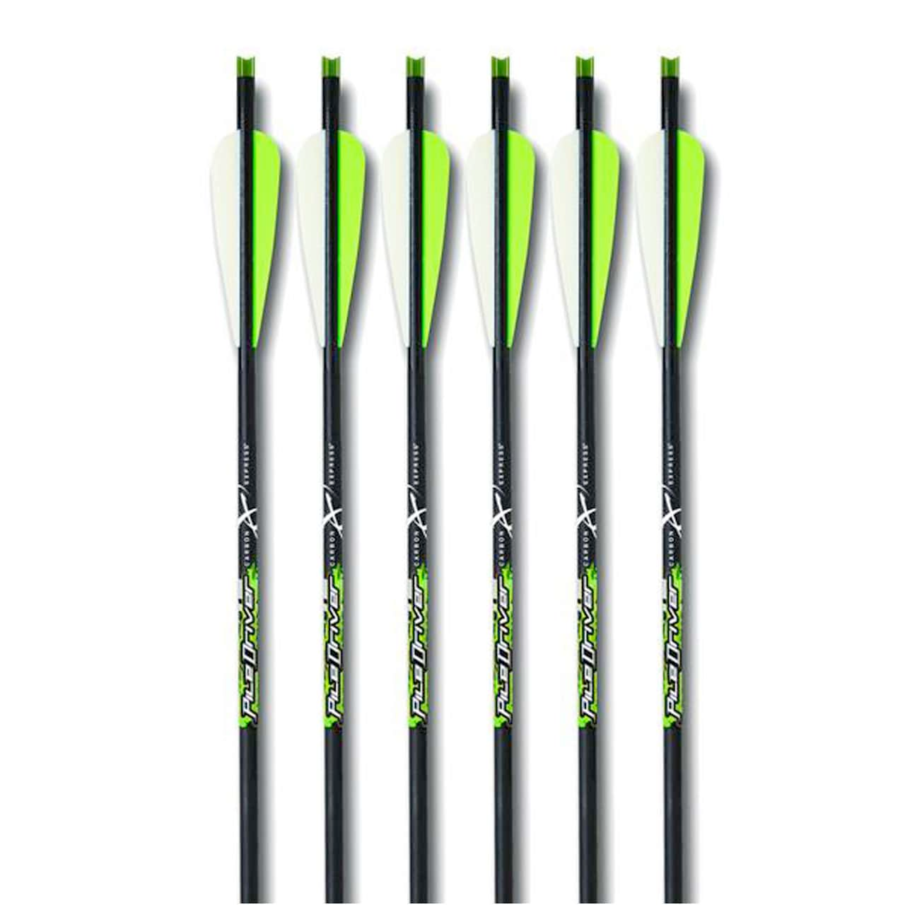 Carbon Express Piledriver 20" Crossbolt Moon Nock, 6 Pack