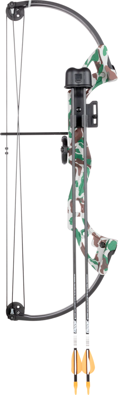 Bear Archery Brave Compound Youth Bow w/Biscuit, Camo