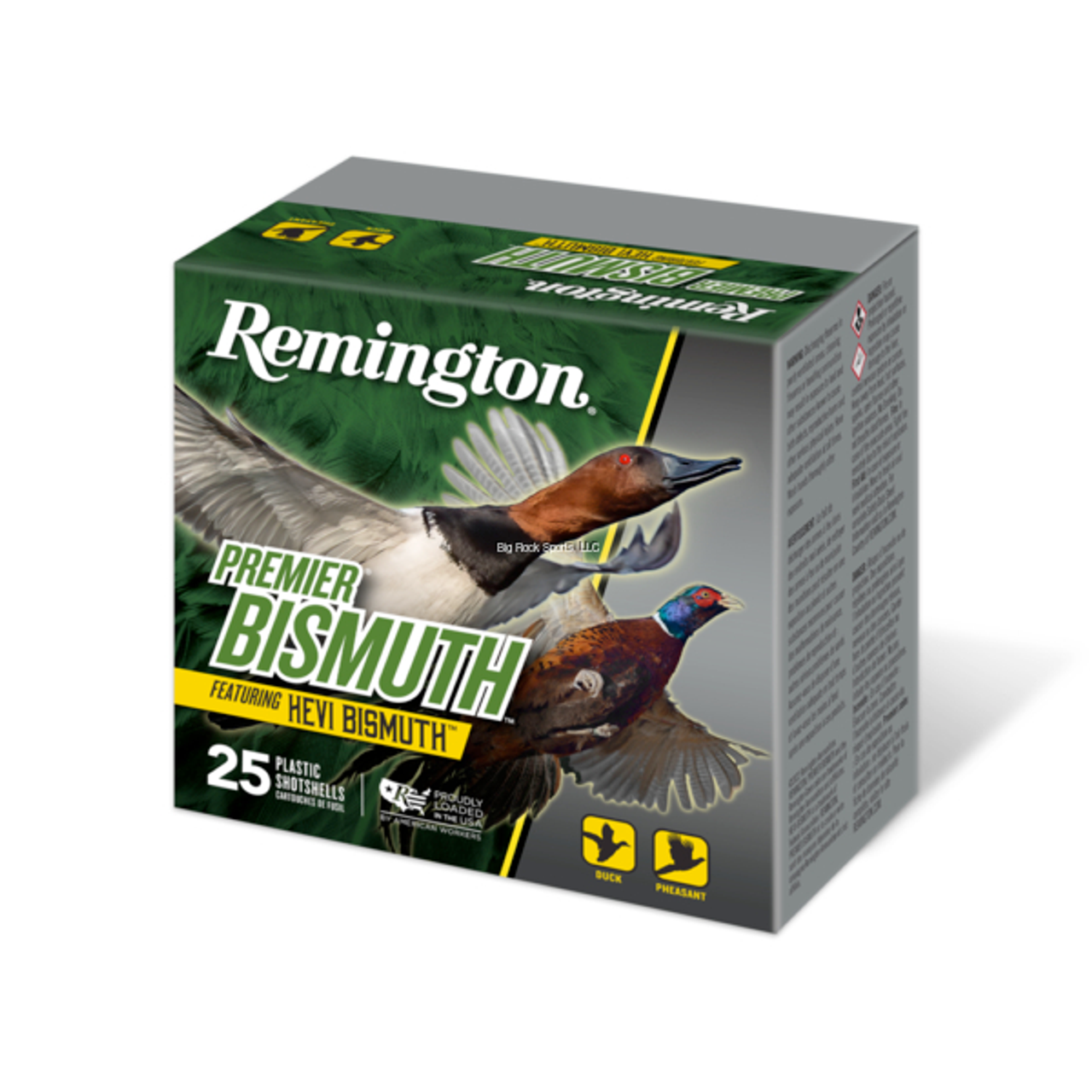 Remington Shotshell 12 GA, 2.75" , 1.25 OZ #2 Bismuth Box of 25