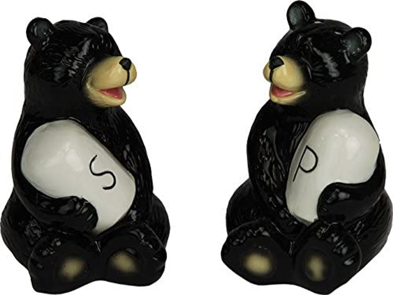 Rivers Edge Salt And Pepper Shakers, Bear Holding