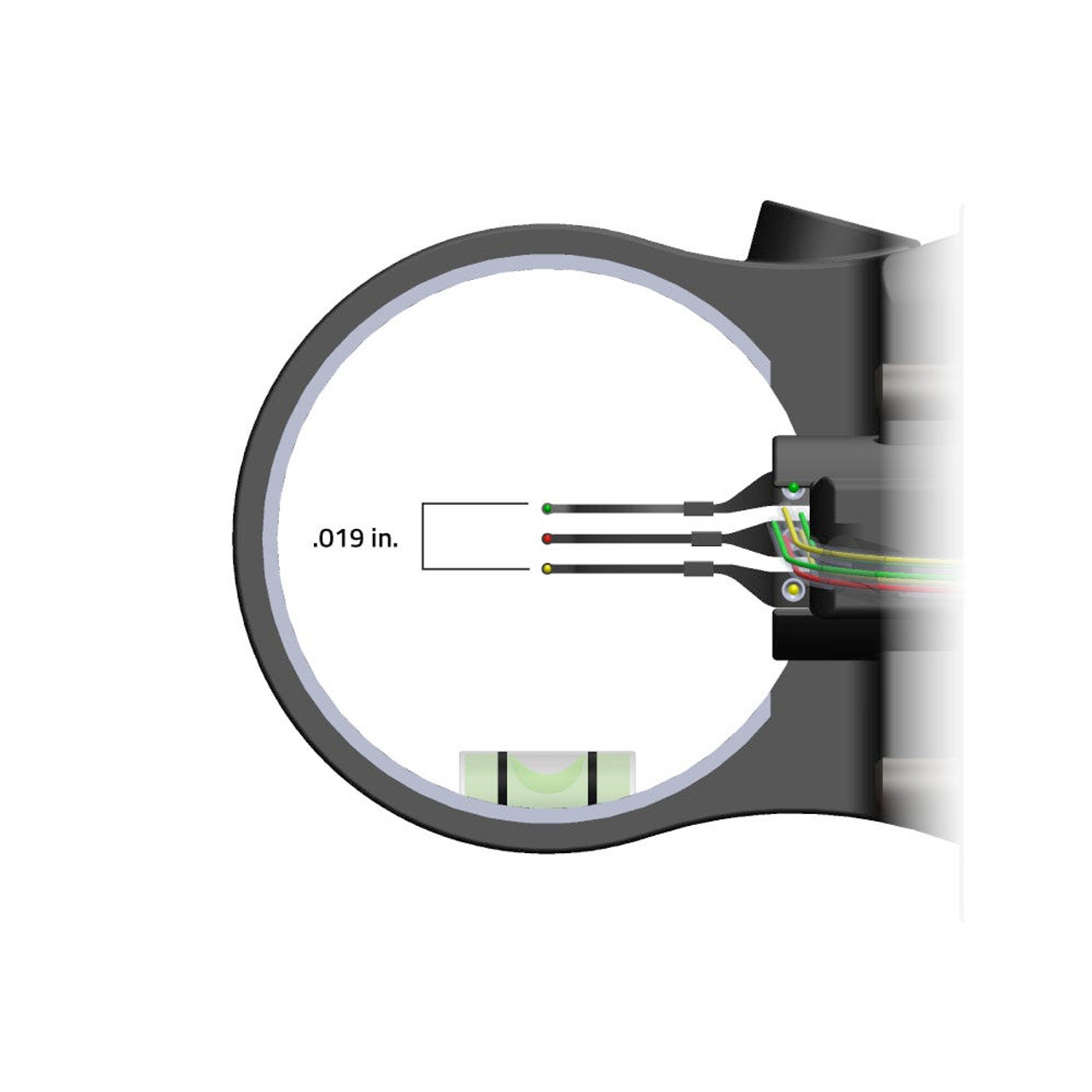 Apex Gear, Tundra 3 Pin Black Archery Sight