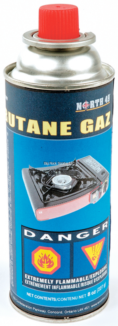 North 49 Butane Gas, Hot Clear Burning Fuel, 8 Oz