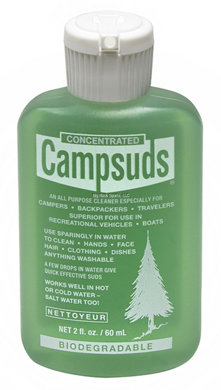 Campsuds All Purpose Biodegradable Liquid Cleanser, Sierra Dawn "Camp Suds", 2 Oz