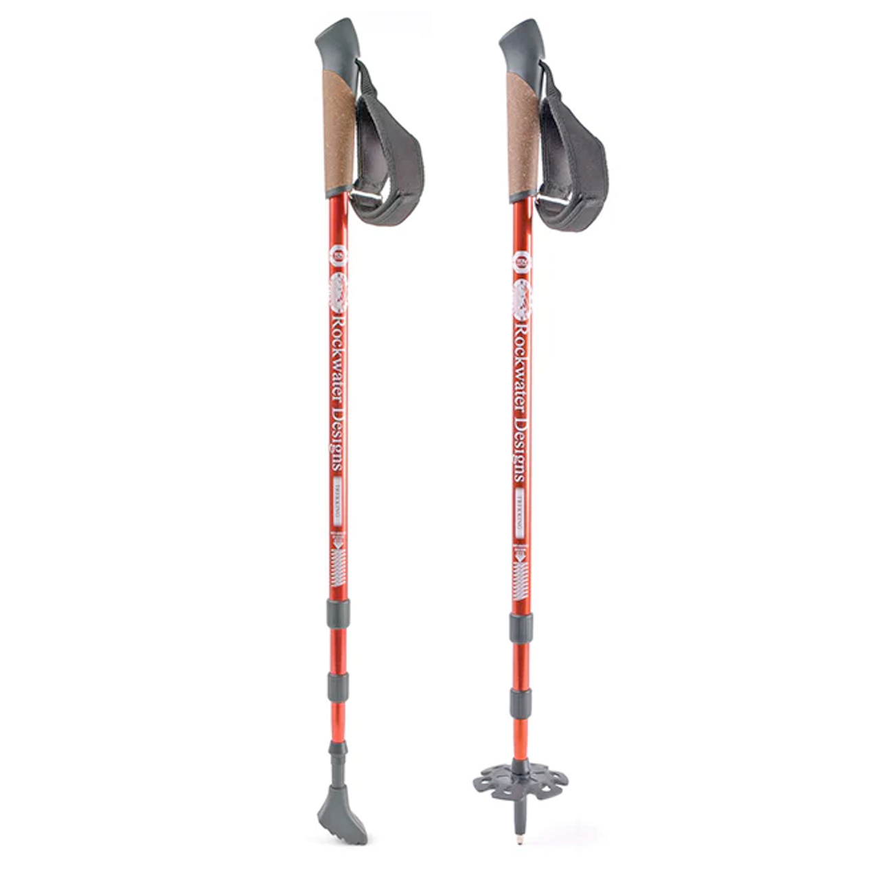 Rockwater Designs Nordic Walking Poles, Duraluminum T6061 Construction, Pair