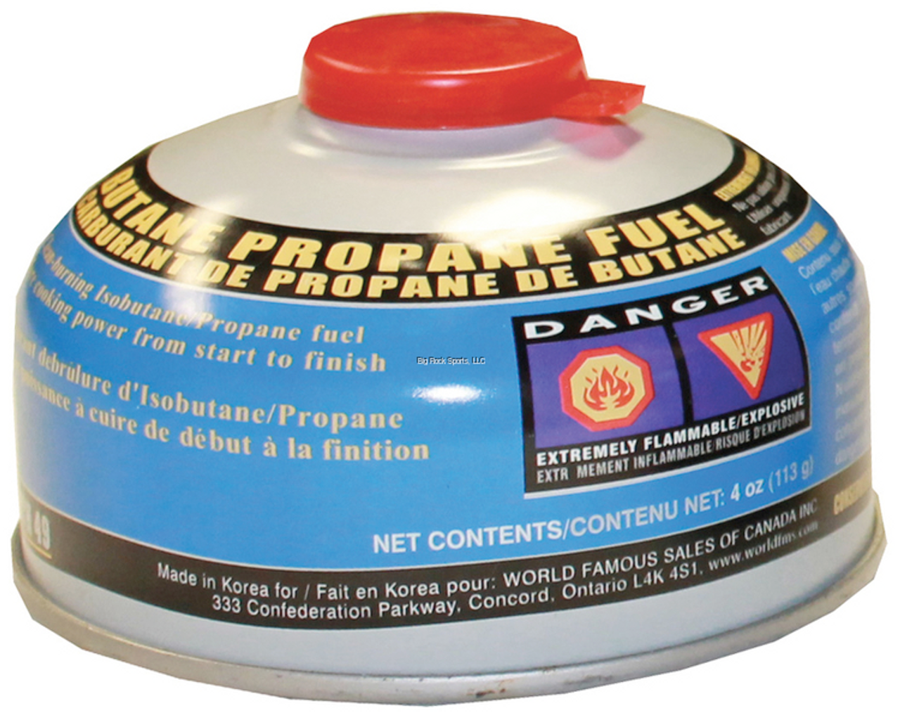 North 49 Butane/Propane Fuel Pack for 24 Screw Valve Butane Stoves, 3.5 Oz