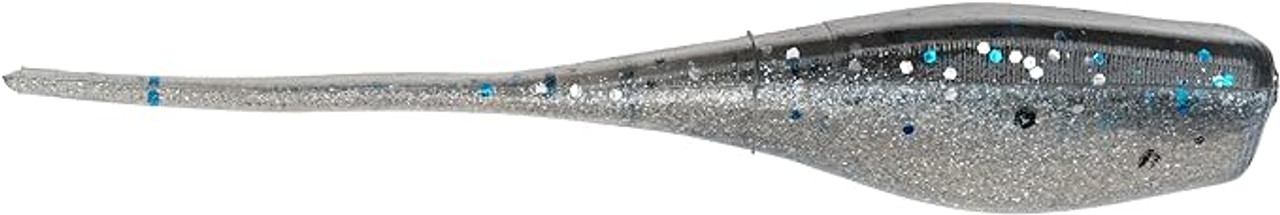 Strike King Mr. Crappie Lightning Shad, 2", Smokey Shad, Floating,15pk