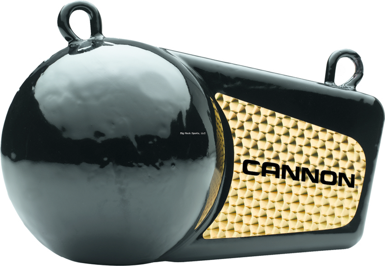 Cannon Downrigger Trolling Flash Weight, Black with Prism Tape, 12Lb