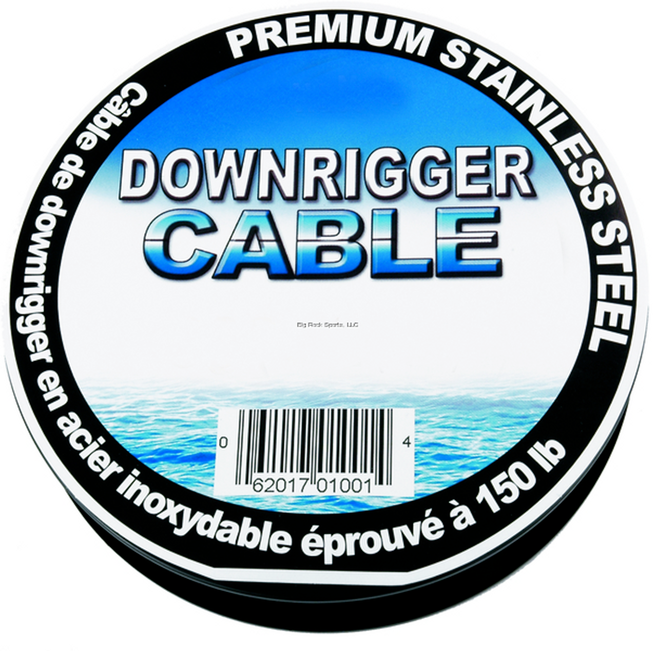 Scotty Premium Stainless Steel Downrigger Cable, 150lb Test, 200 ft spool with kit