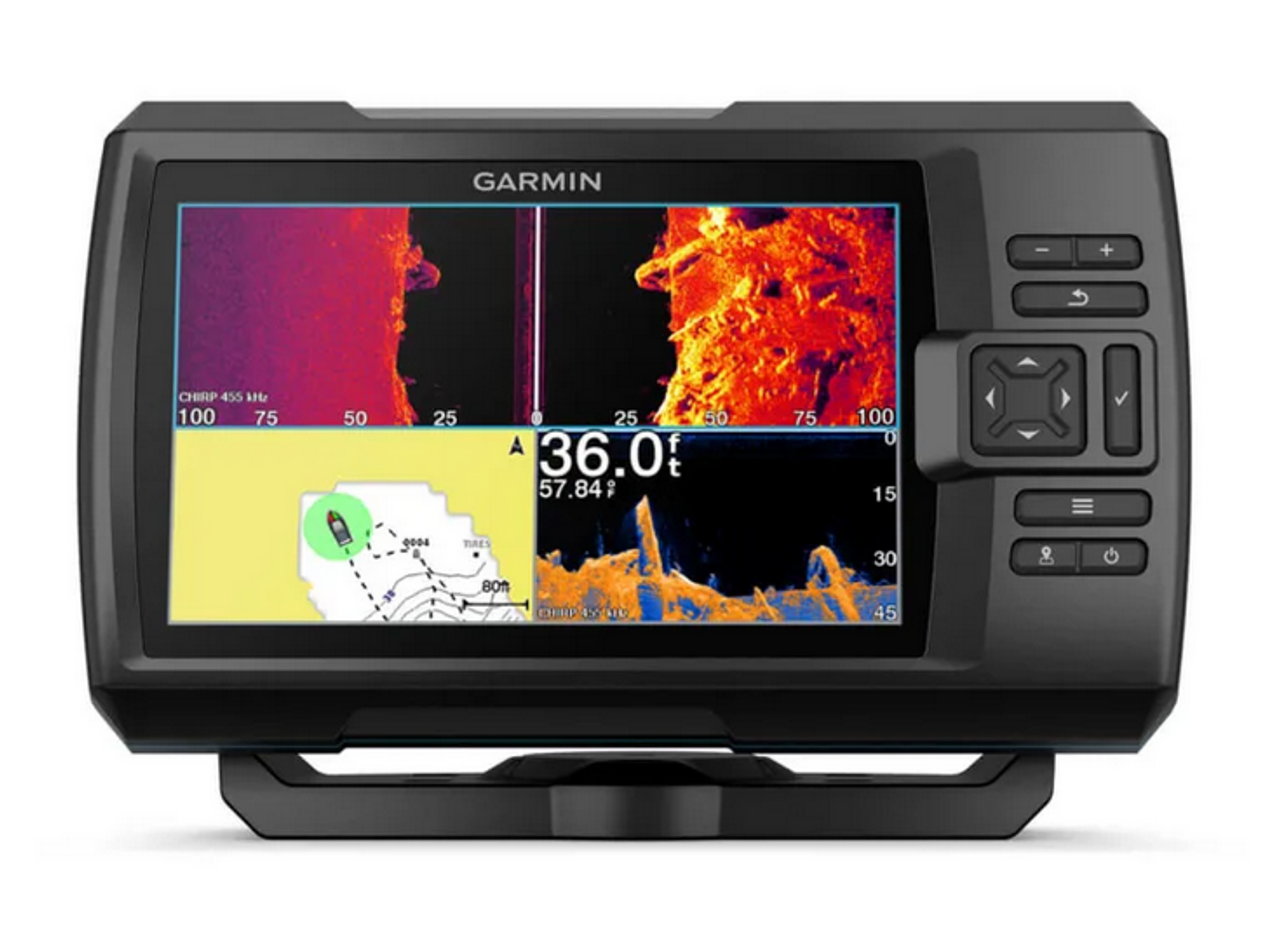 Garmin 7STRIKER Vivid 7sv, WW with GT52HW-TM transducer, 7 GPS Fishfinder, Quickdraw Contours Map Software