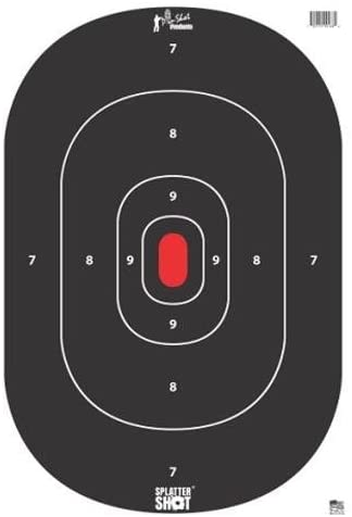 Pro-Shot Silhouette Insert Black, 12 x 18, 8 Pack