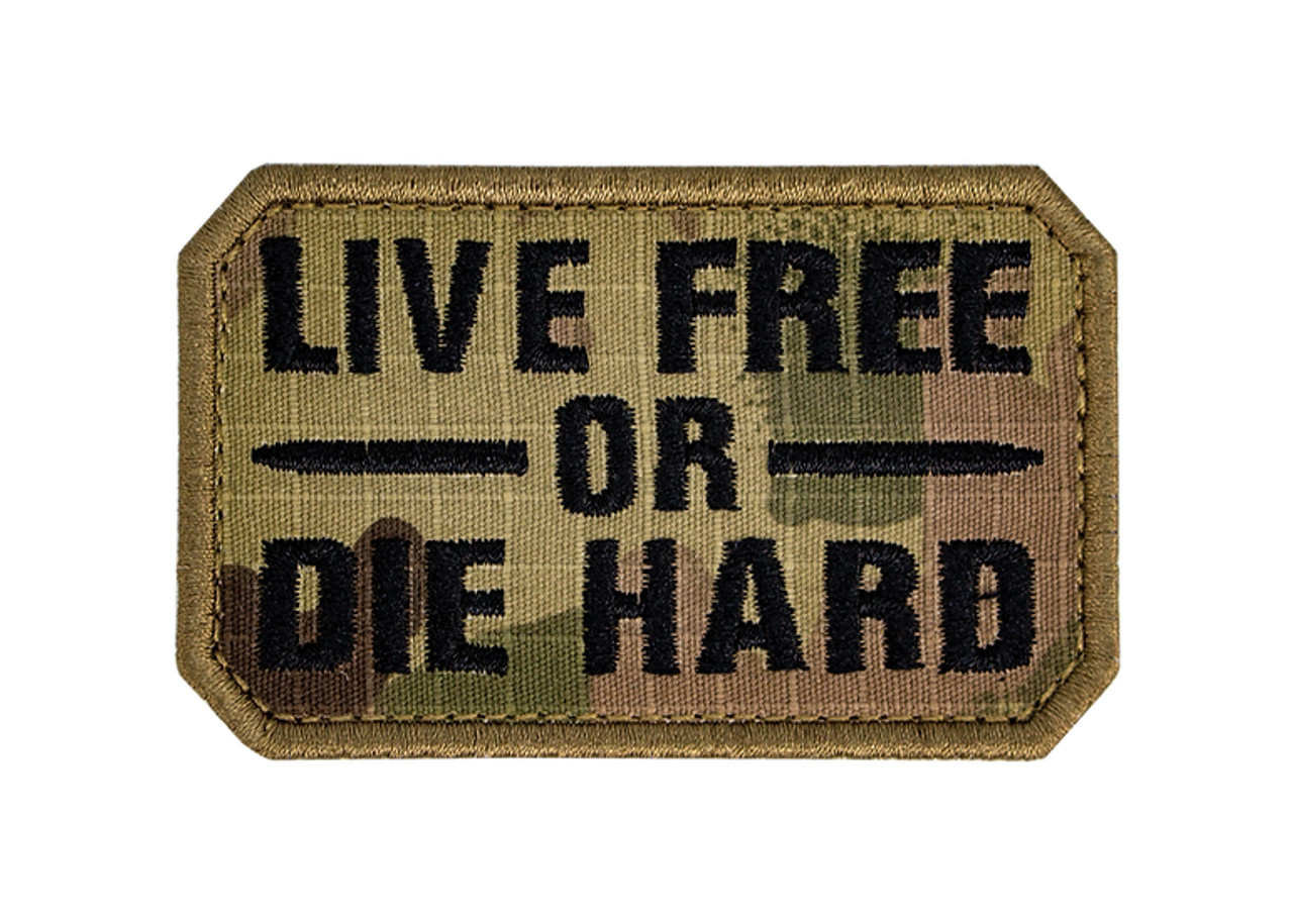 Merica Life Live Free Or Die Hard Patch