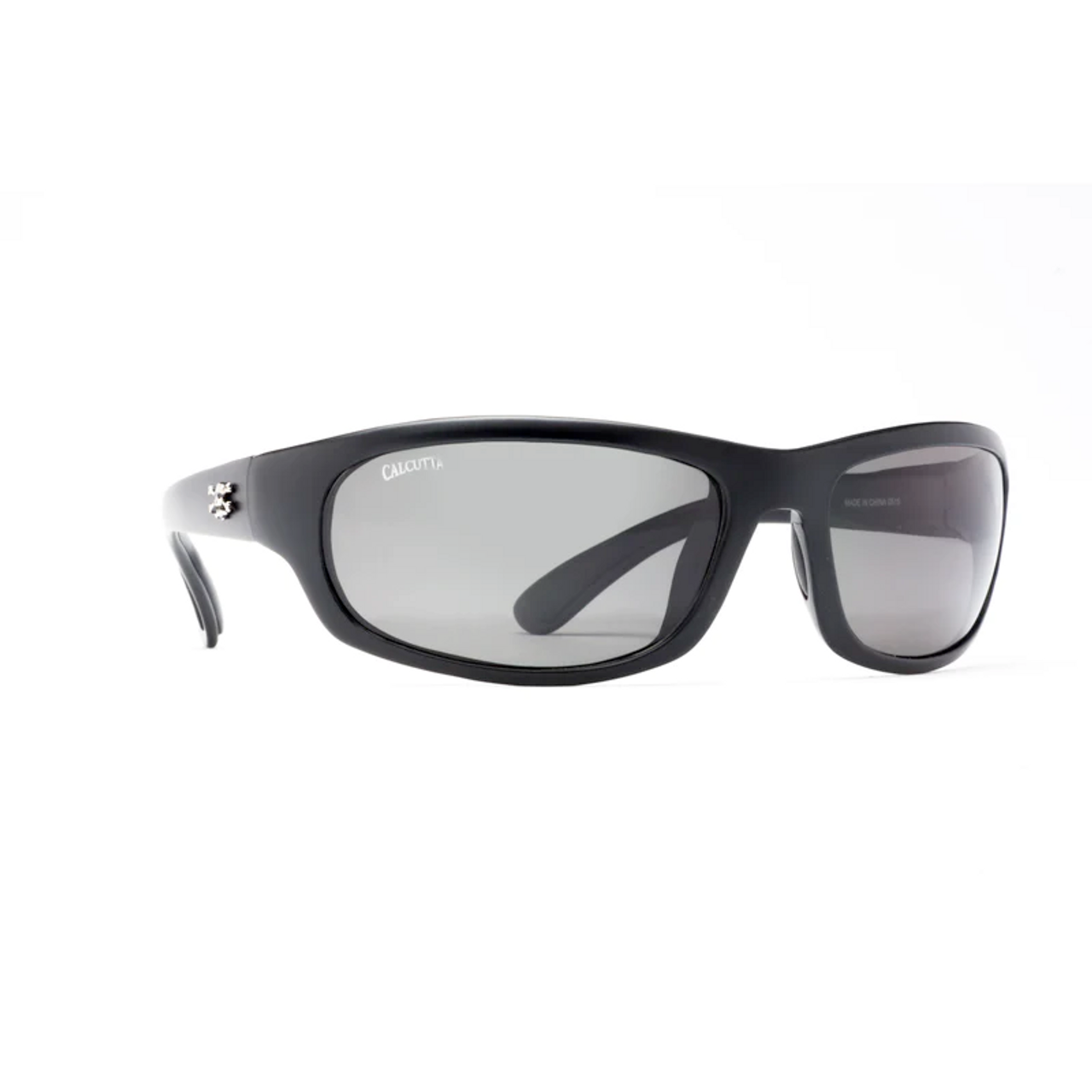 Calcutta Steelhead Sunglasses, Matte Black Frame/ Gray Lens