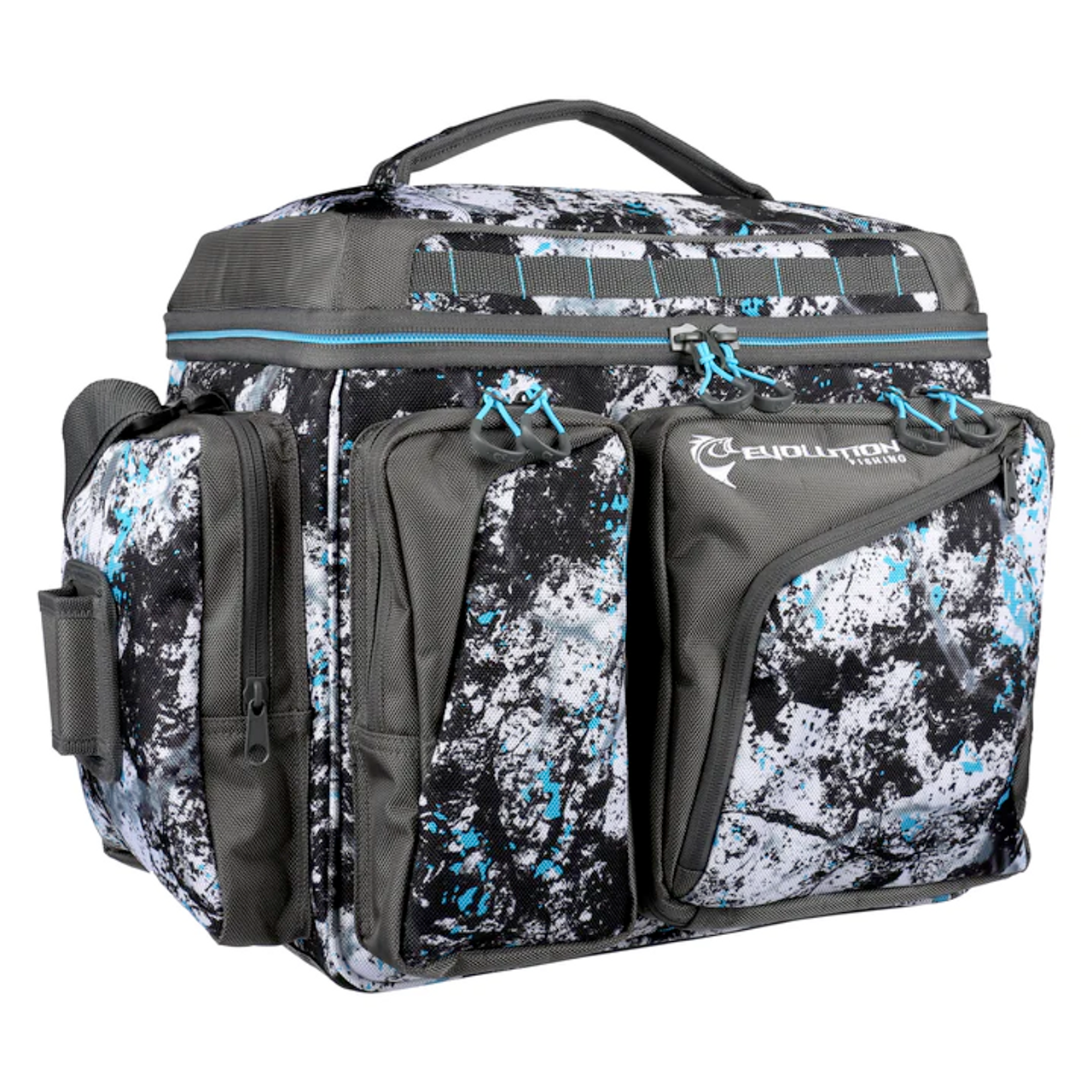 Evolution Largemouth XL 3700 Tackle Bag, Quartz Blue,  Includes 6 Trays
