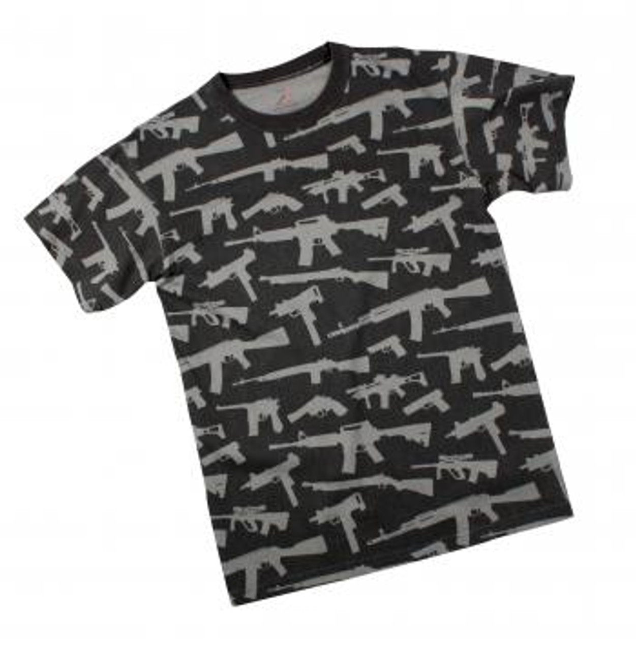 Rothco Vintage 'Guns' T-Shirt, Black, Large