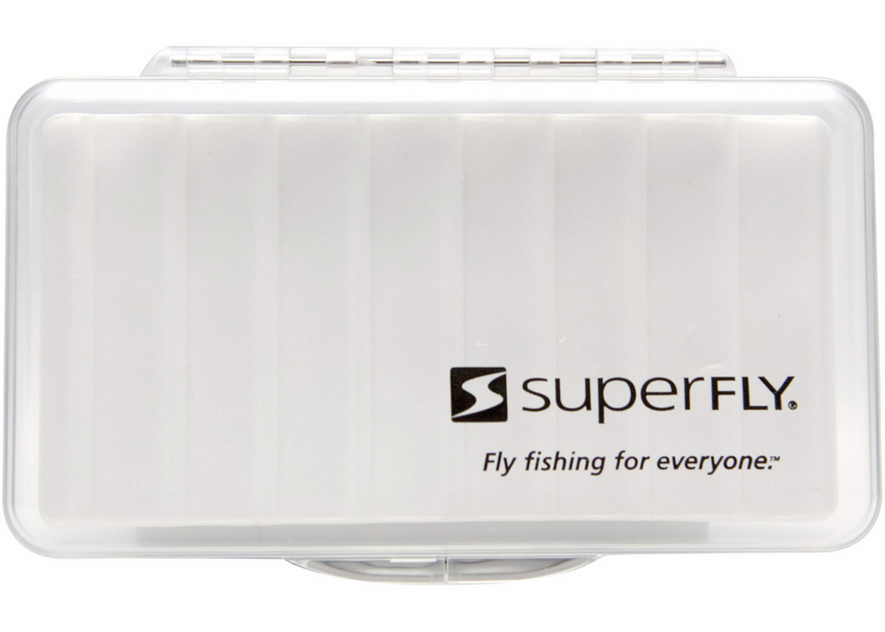 Superfly Fly Box, Clear Ripple, Medium