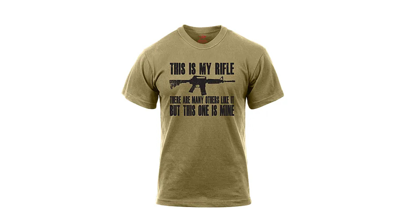 Rothco 'This Is My Rifle' T-Shirt, Medium
