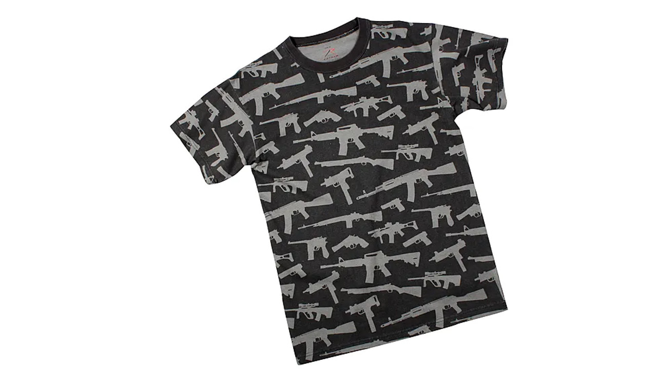 Rothco Vintage 'Guns' T-Shirt, Small