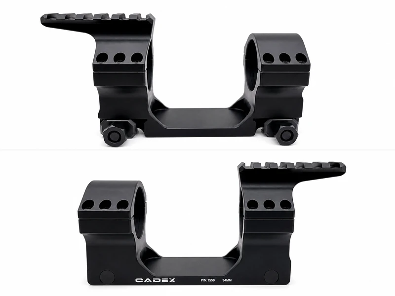 Cadex Unitized Scope Mount, 34MM High, Gen 2