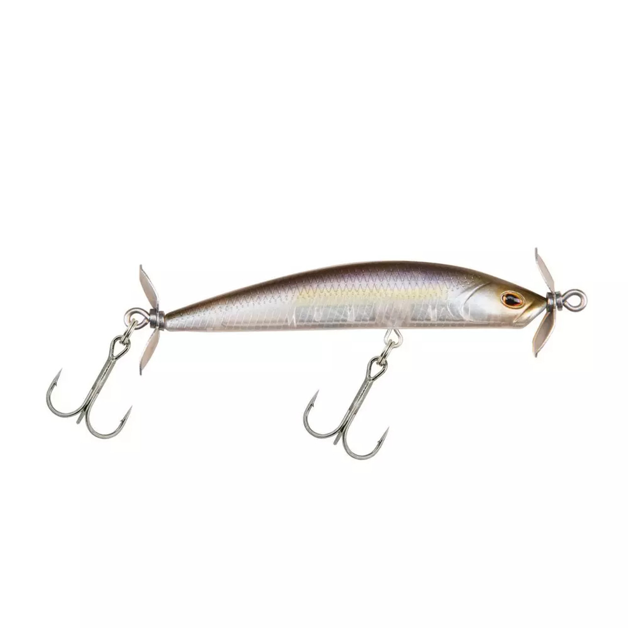 Berkley SPY, 70mm , 1/3oz, Sinks, #2 Hooks, Stealth Shad, Blister