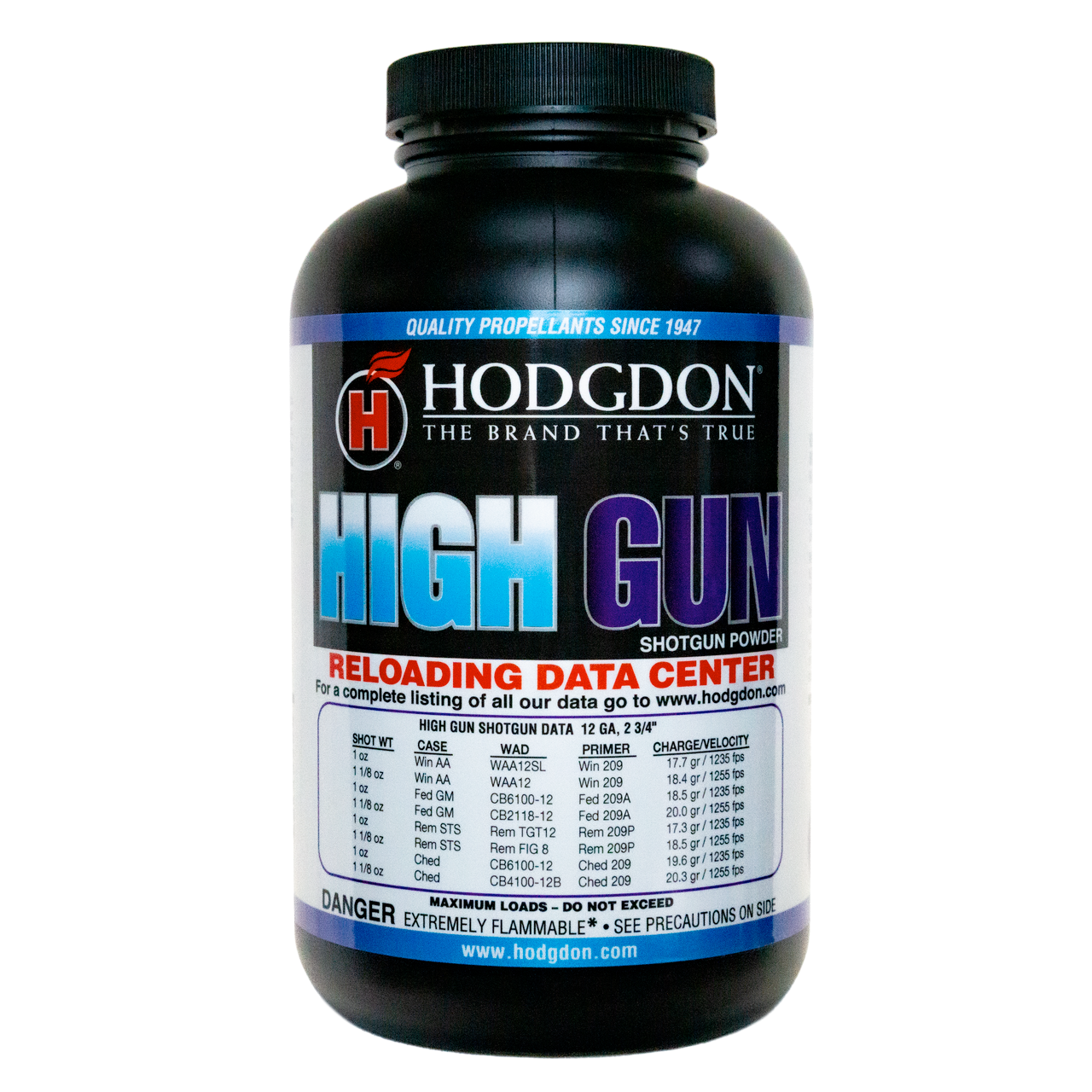 Hodgdon High Gun Shotgun Pistol Powder, 1Lbs