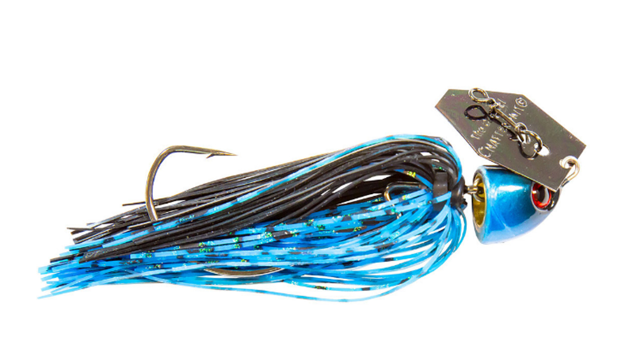 Z-Man Chatterbait Freedom, Black/Blue 1/2oz