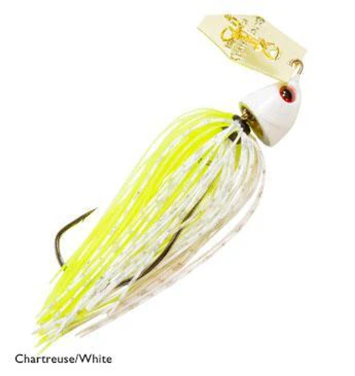 Z-Man Freedom ChatterBait 1/2 Oz, Chartreuse/White