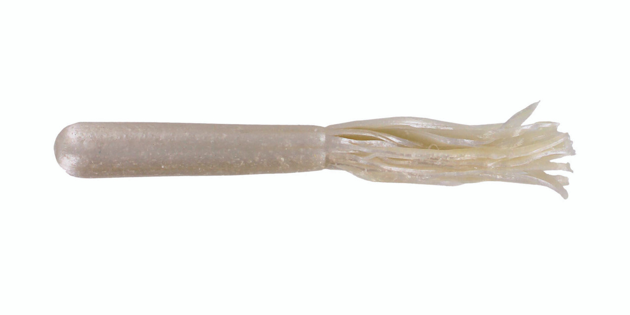 Big Bite Baits 6" Tube, Pearl, 5 Pack