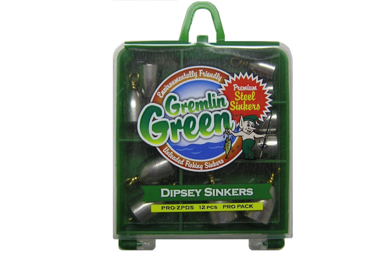 Water Gremlin Premium Steel Dipsey Swivel Sinkers Pro Pack Asst