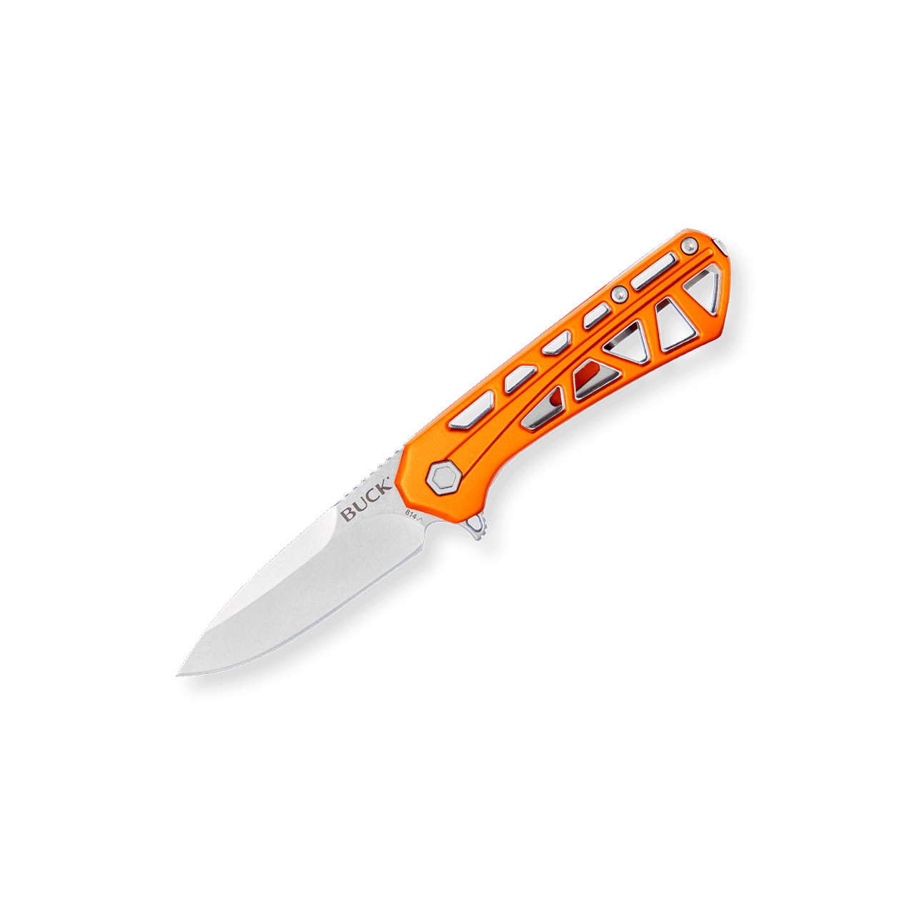 Buck 814 Mini Trace Folding Knife, Orange