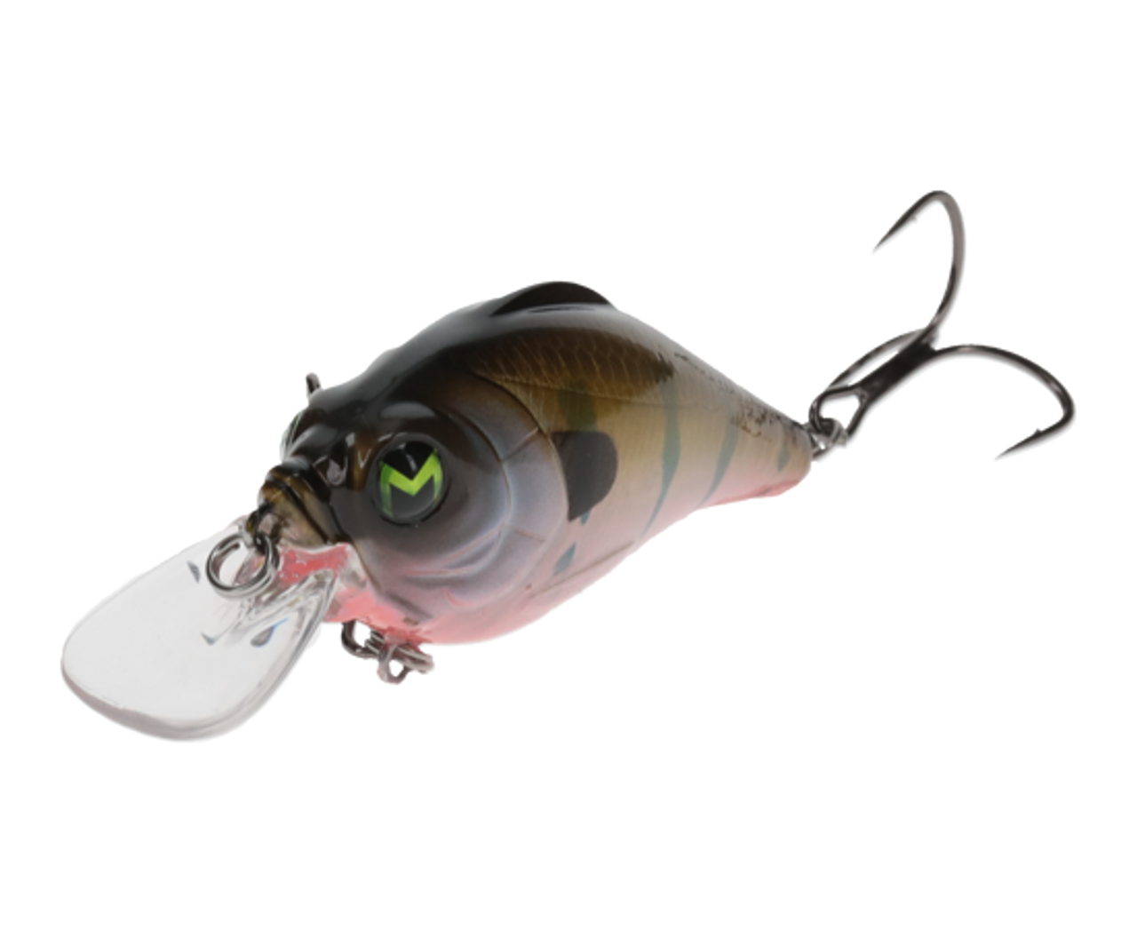 Mach Baits Bouncer Shallow Diving Crankbait, 3/8 Oz, Ghost Gill