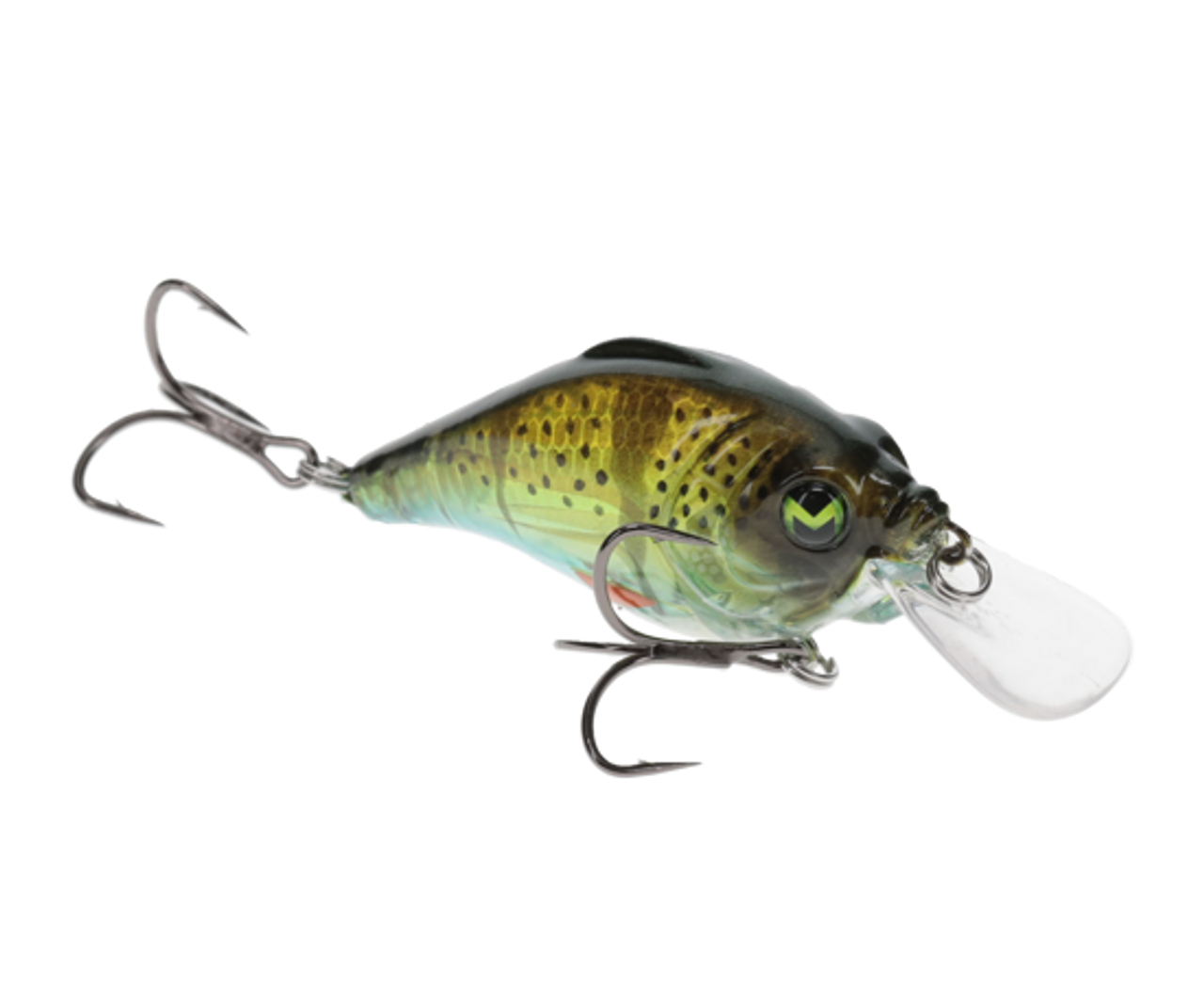 Mach Baits Bouncer Shallow Diving Crankbait, 3/8 Oz, Ghost Perch