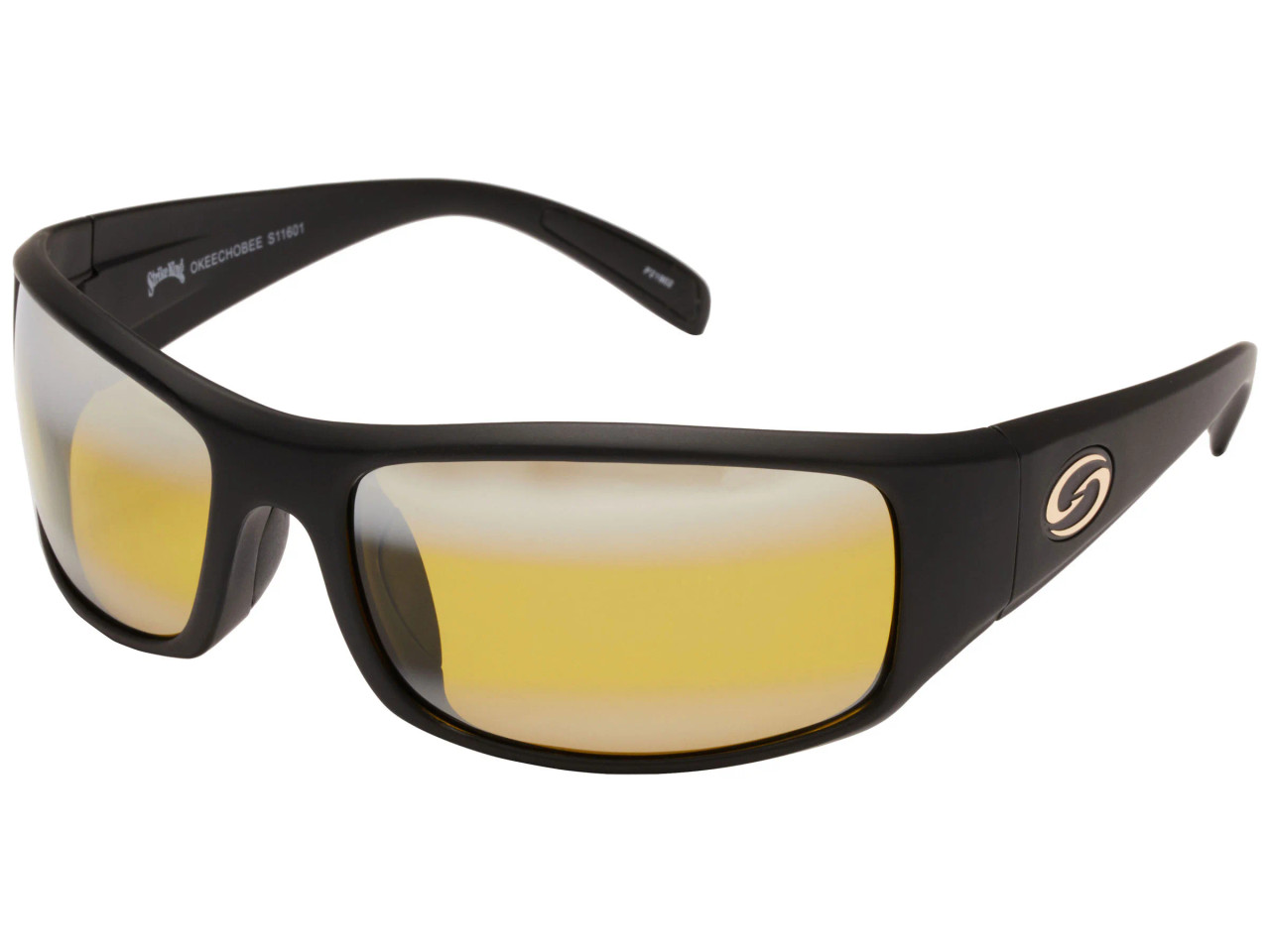 Strike King S11 Okeechobee Matte Black, Bi-Gradient Yellow Lens