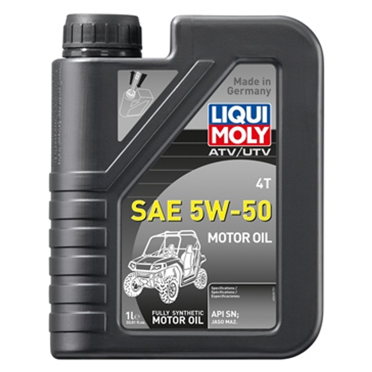 Liqui Moly 4T Synthetic ATV Motor Oil, 1L 5W50