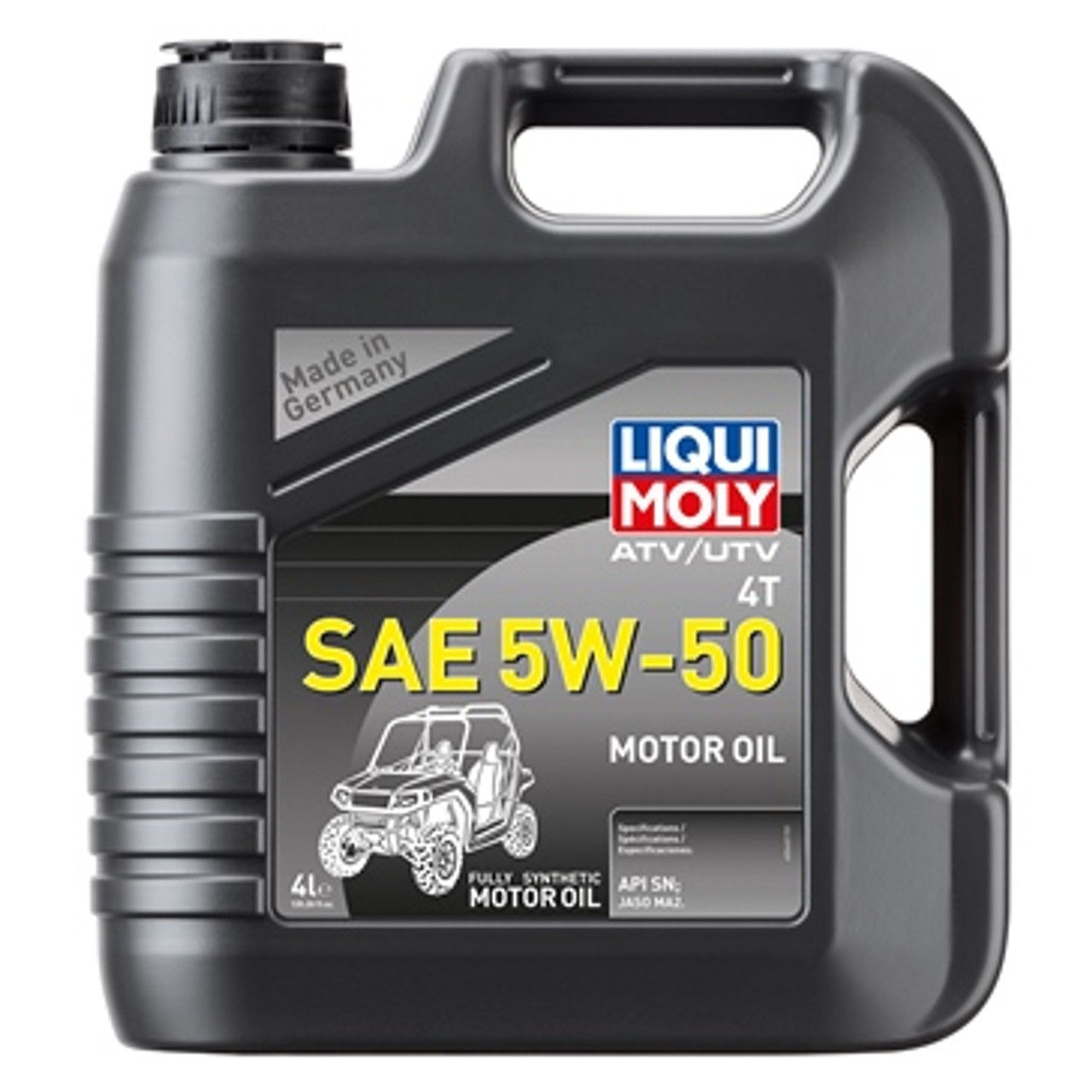 Liqui Moly 4T Synthetic ATV Motor Oil, 4L 5W50