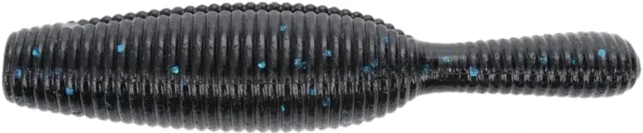 Yamamoto 2.5" Yamatanuki Heavy Black With Large Blue Flaked, 10 Pack