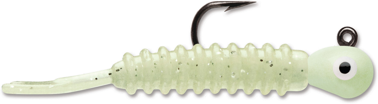 VMC Tungsten Luv Bug Jig, 1/16 oz, #8 Hook, 2/pk Glow