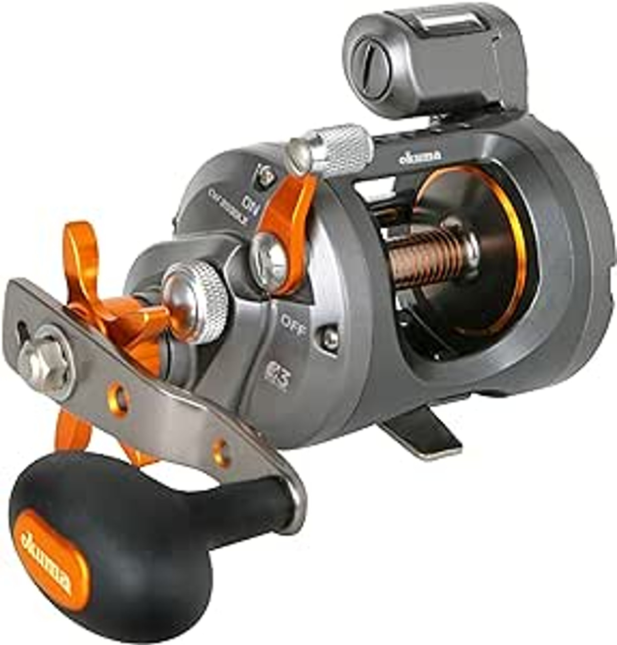 Okuma CW-303DLX Coldwater Line Counter Reel, Left Hand