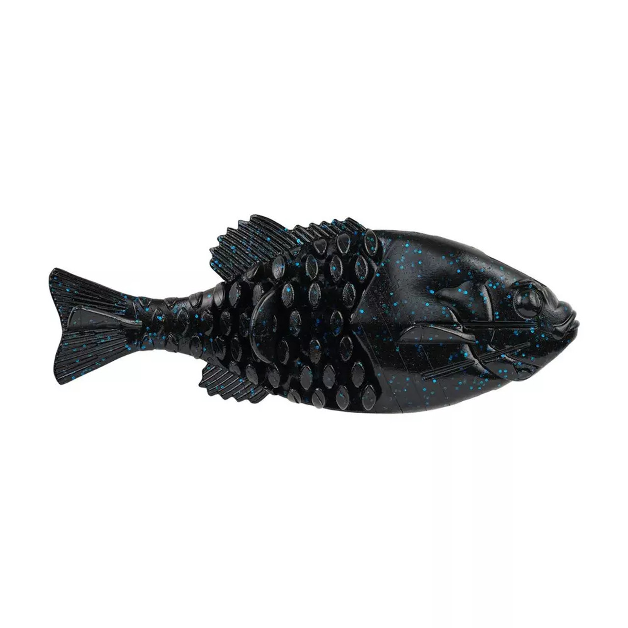 Berkley PowerBait Gilly 3.5" Black Blue Flake, 4 Pack