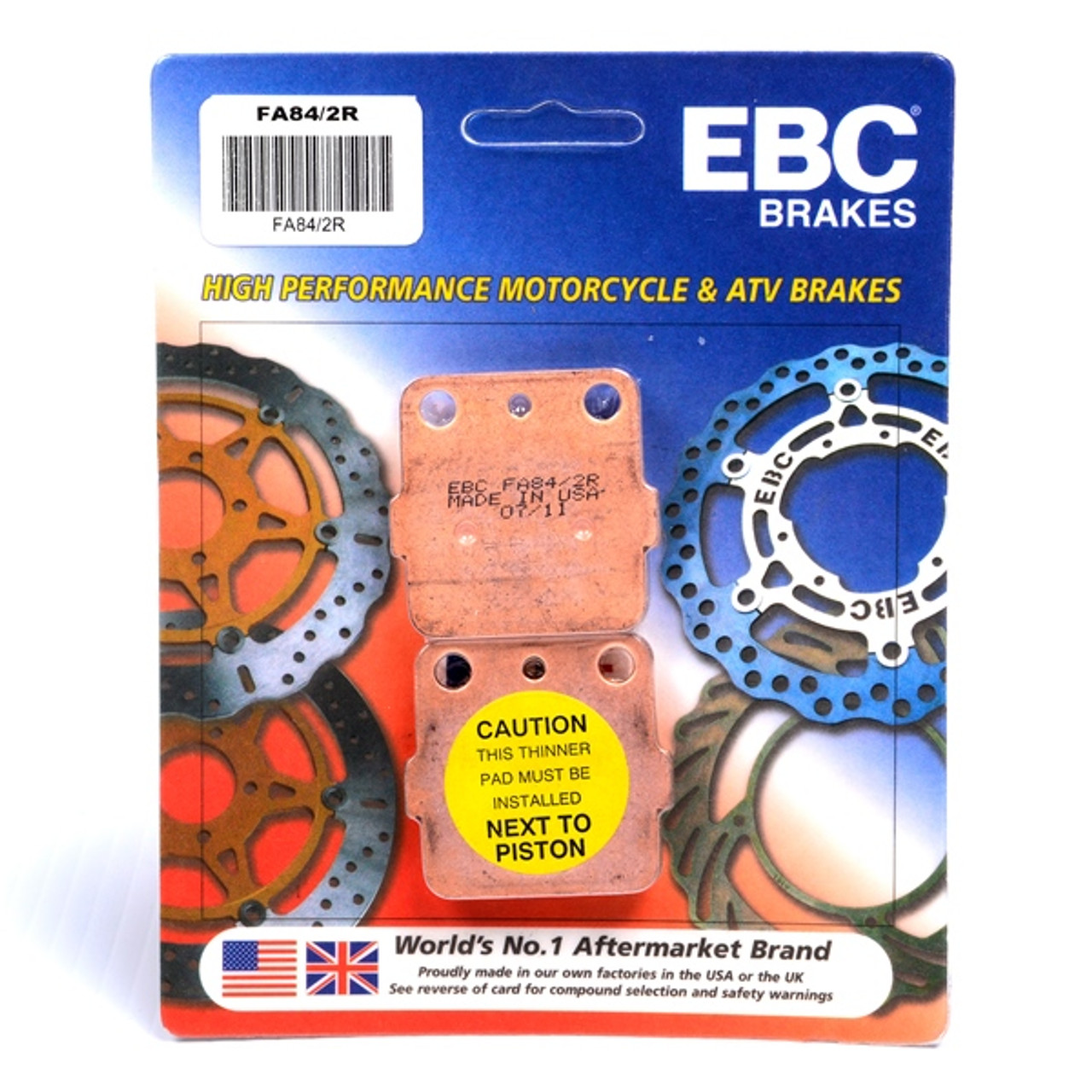 EBC  “R“ Long Life Sintered Brake Pad Semi Metallic - Rear - 007355