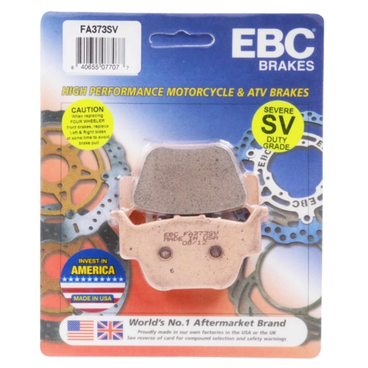 EBC  "SV" Severe Duty Brake Pad Sintered Metal Pads - Rear - 008521