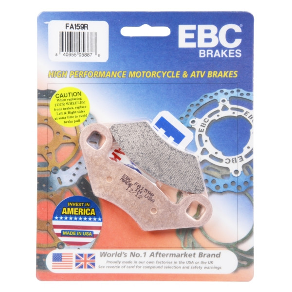EBC  “R“ Long Life Sintered Brake Pad Sintered metal - Left, Right, Front Right, Front left, Rear Right, Rear left, Rear Outer - 007475