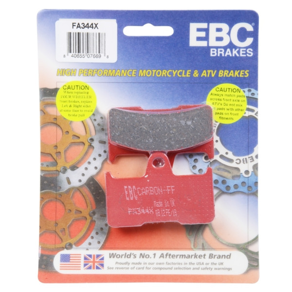 EBC  "X" Carbon Graphite Brake Pad Organic - Rear left - 008470